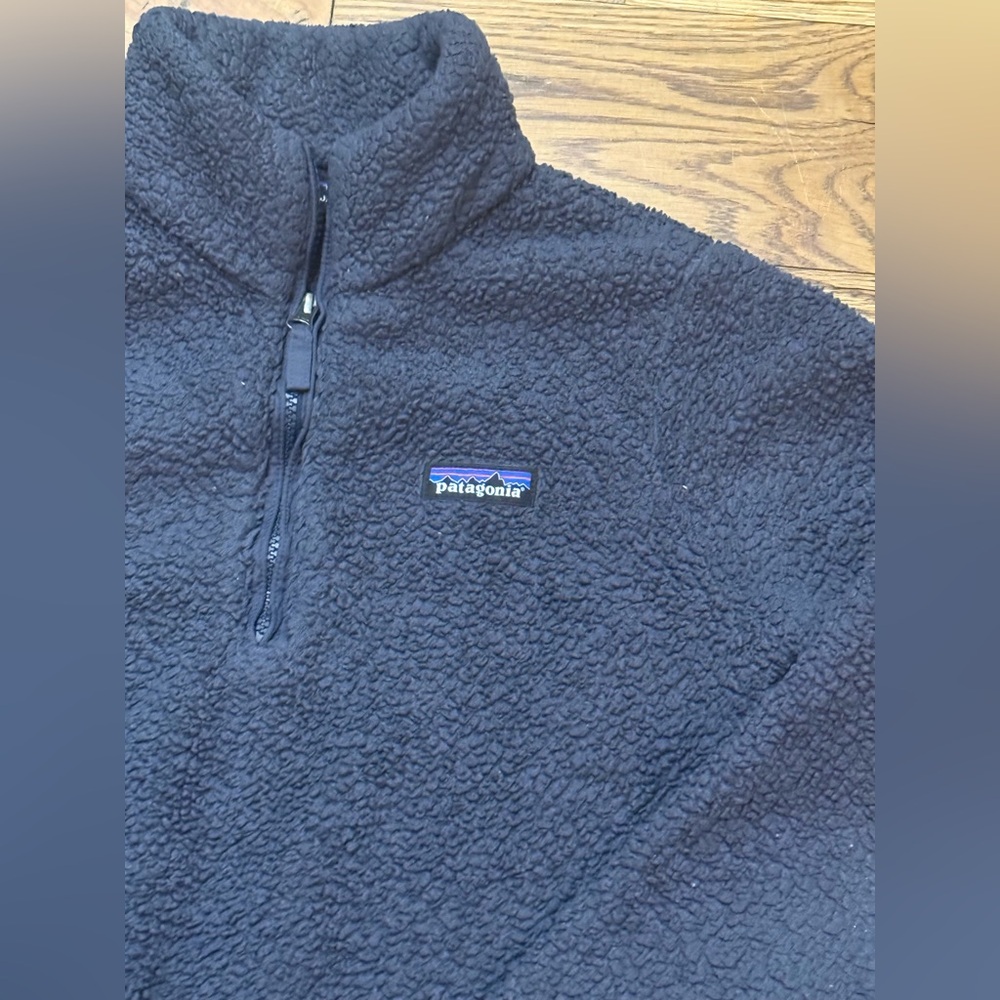 Patagonia. Los Gatos 1/4 Zip Fleece. Charcoal. Size Medium. - Picture 7 of 8